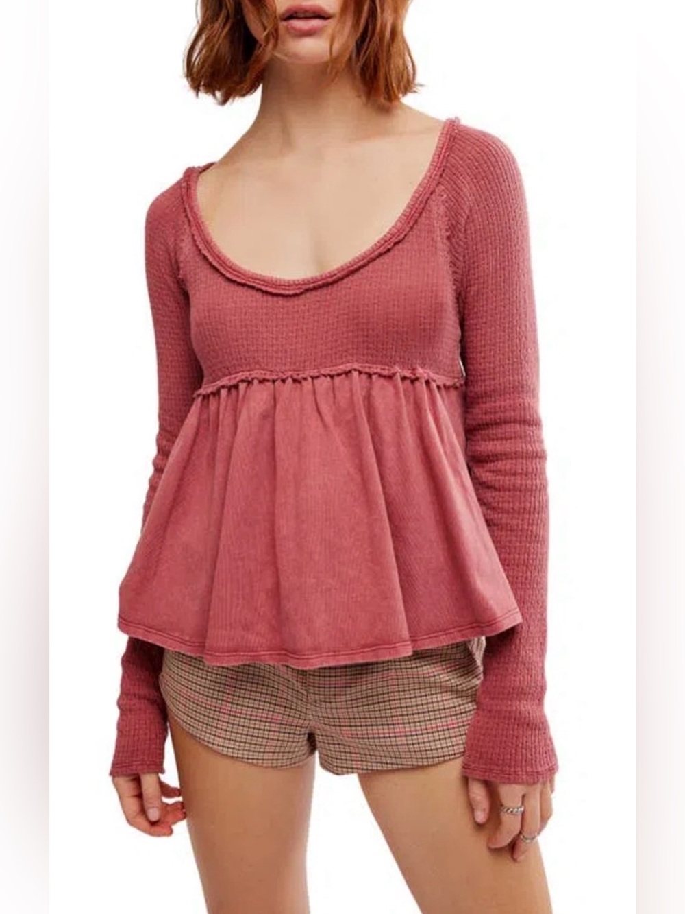 Free People Babydoll Top